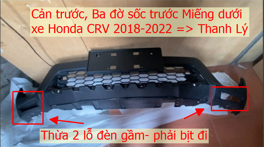 Cản trước, Ba đờ sốc trước Miếng dưới xe Honda CRV 2018-2019-2020 Hàng Thanh lý