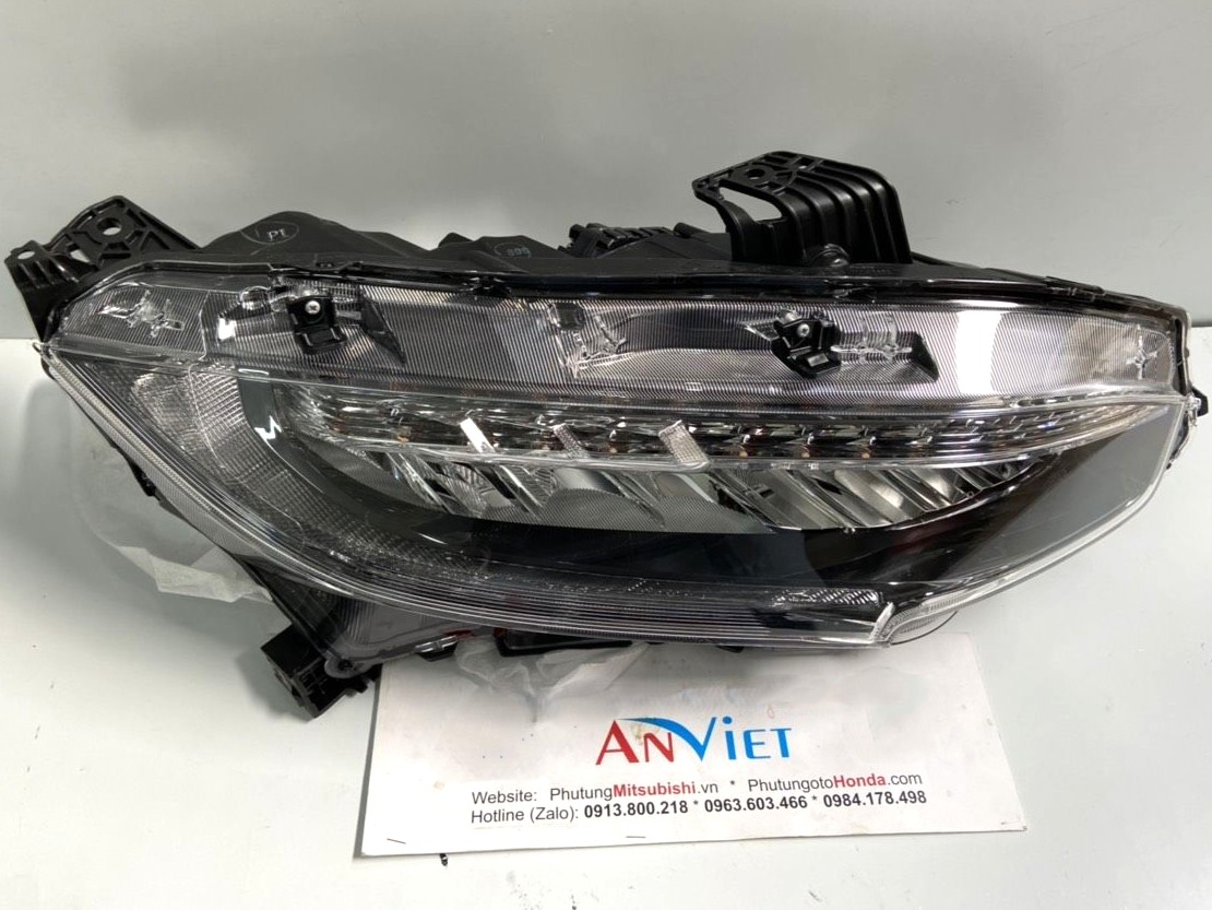 Vỏ Đèn pha sử dụng cho xe CIVIC 2016-2021 bản led - hàng nhập khẩu chính ngạch