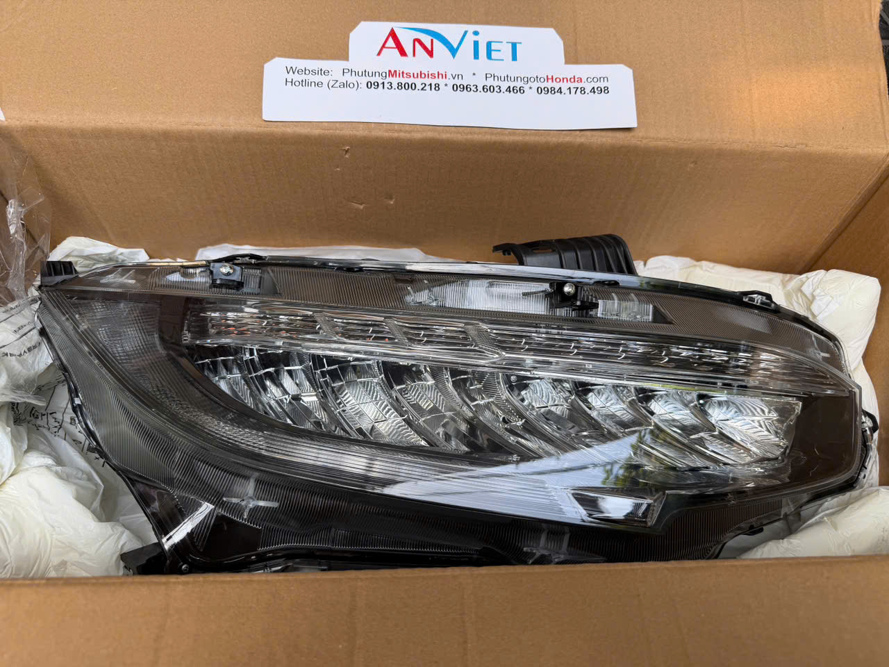 Vỏ Đèn pha dùng cho xe CIVIC 2016-2021 bản led 33100-TED-P11 33150-TED-P11 33100TEDP11 33150TEDP11