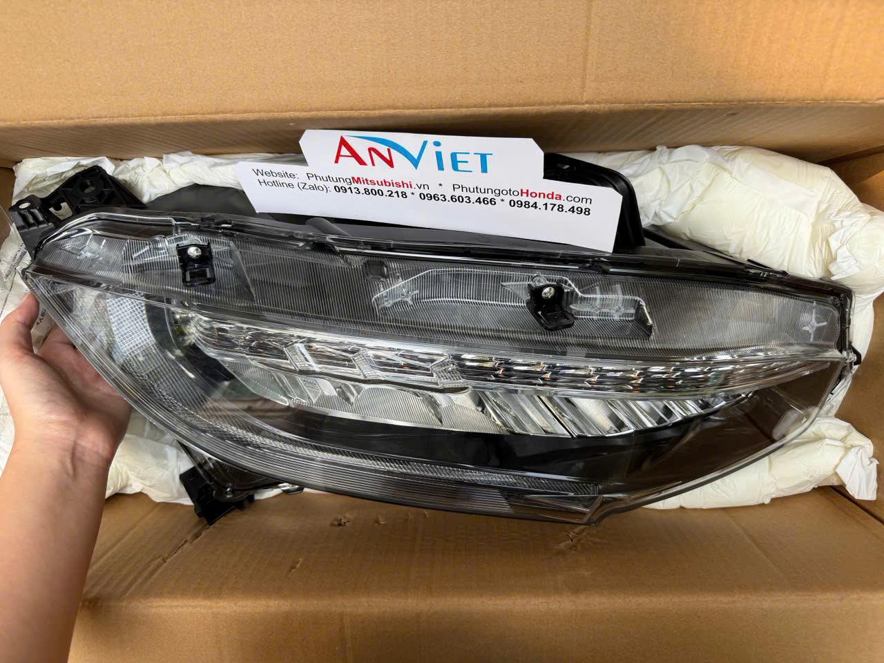 Vỏ Đèn pha dùng cho xe CIVIC 2016-2021 bản led 33100-TED-P11 33150-TED-P11 33100TEDP11 33150TEDP11