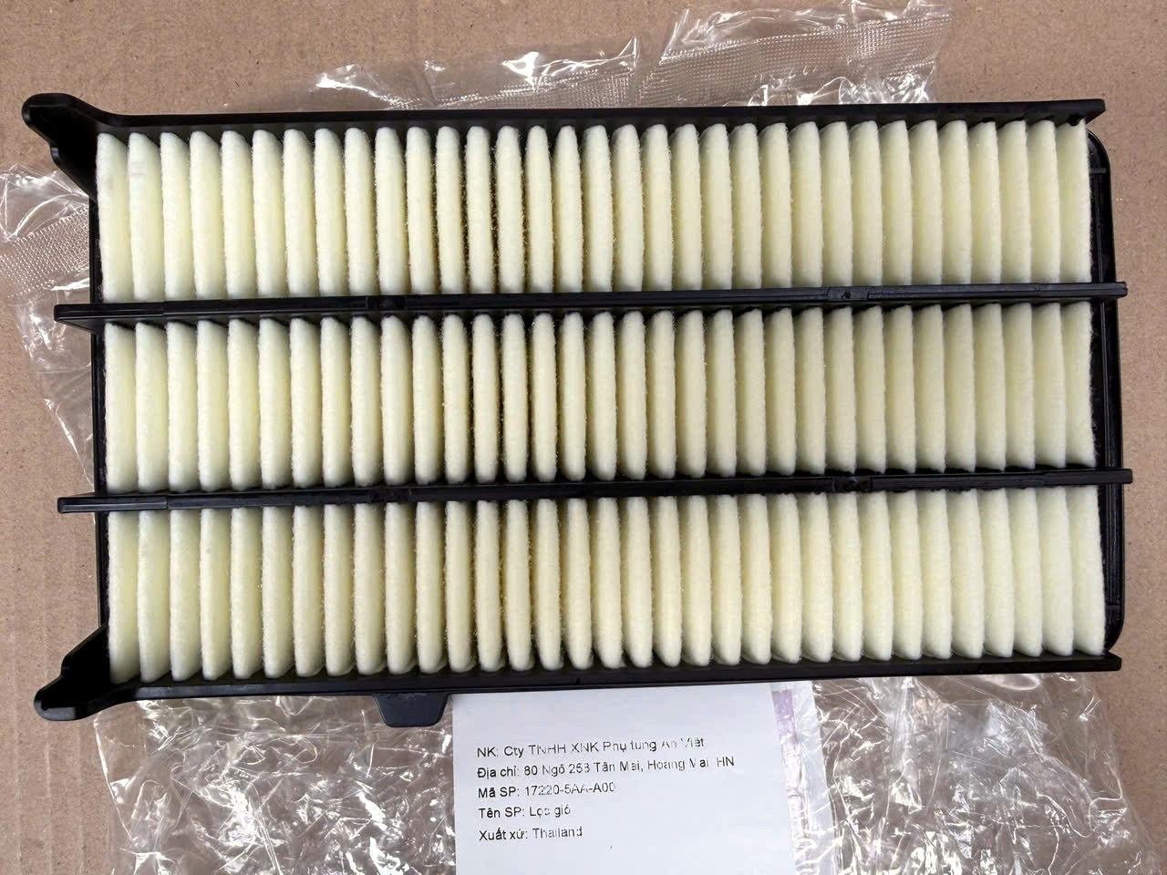 Lọc gió động cơ dùng cho xe CRV 2018-2022 172205AAA00 17220-5AA-A00