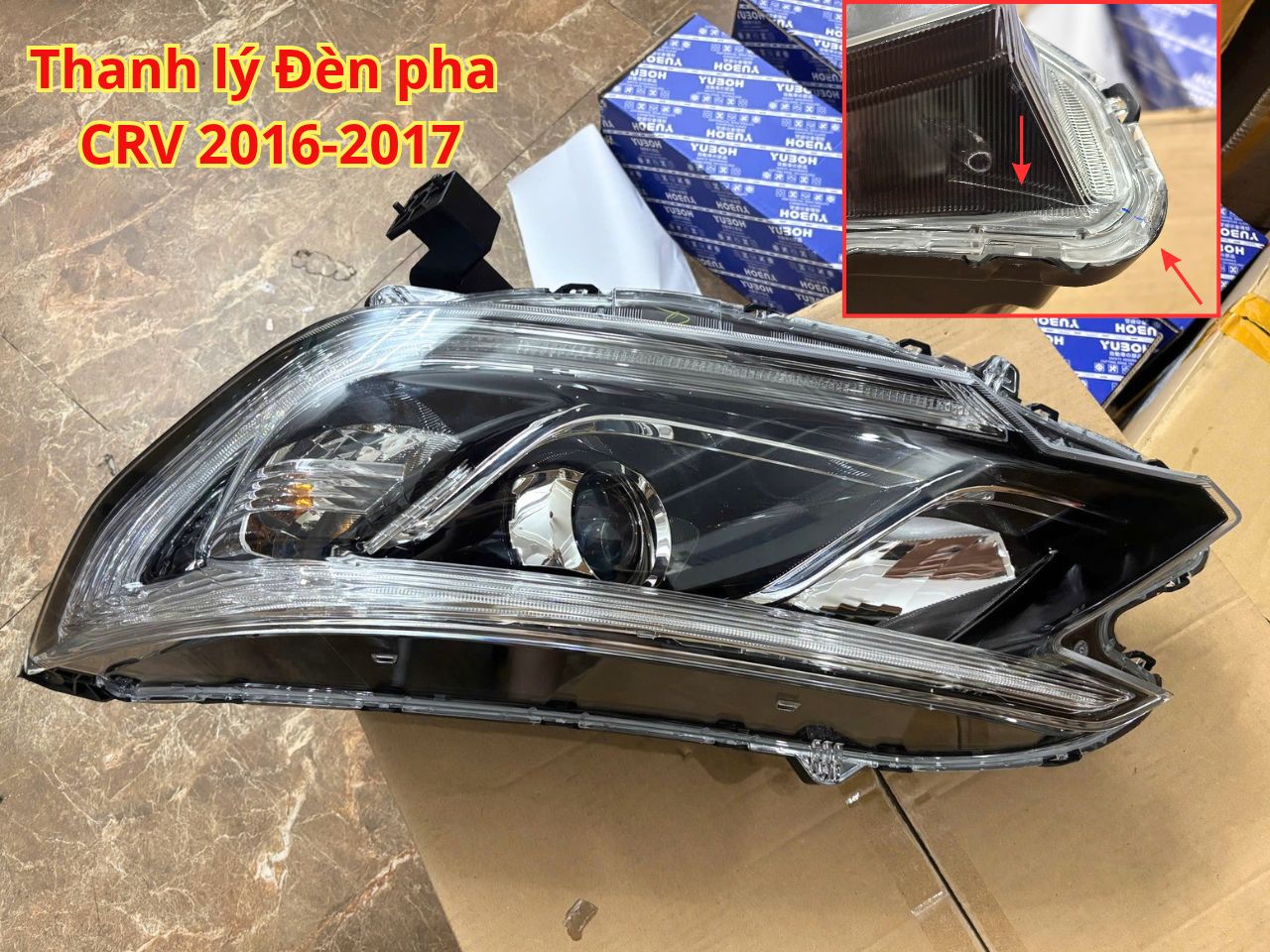 Thanh lý Đèn pha sử dụng cho CRV 2016-2017 17/09/2026
