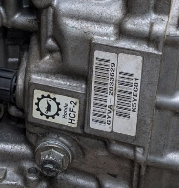 Cụm Hộp số CVT Xe Honda Brio 2019- 2021 , Hộp số xe Honda Brio , hộp số vô cấp xe Brio 200315XPZ01 20031-5XP-Z01 Honda HCF-2 GYVA-2033629 K5YEC01