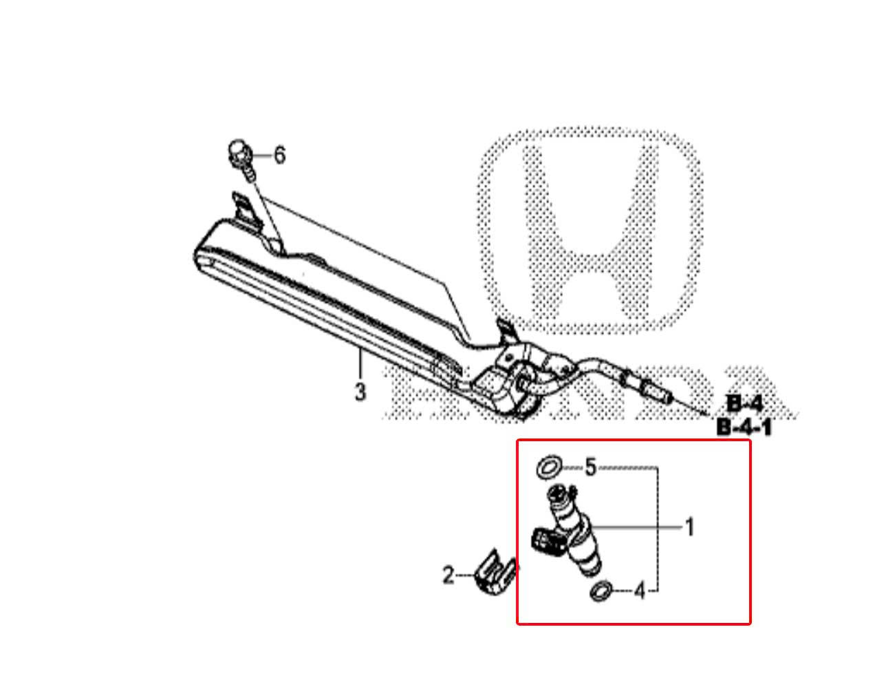Kim phun nhiên liệu, vòi xăng honda brio 2018-2022