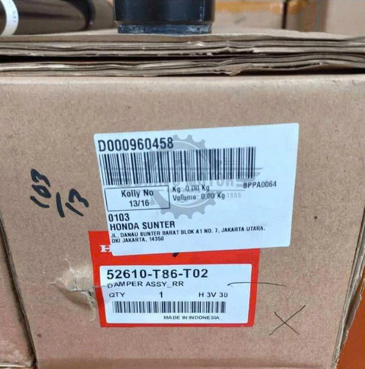 Giảm xóc sau Honda Brv 2025 - 2026 - Giảm xóc Brv bên trái và phải Lh Rh Br-V 52610T86T02 52610-T86-T02 