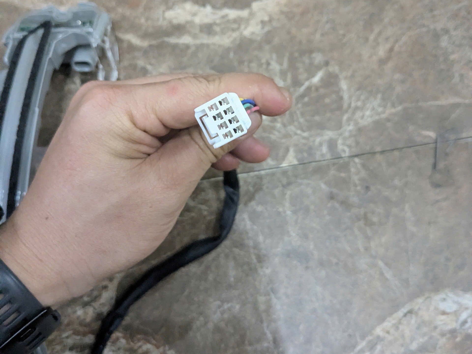 Giắc cắm gương chiếu hậu Lh Rh 5 và 7 giắc điện Xe Honda Brv 2024-2026 ,Xe Honda City 2021-2026 giac.guong-T86