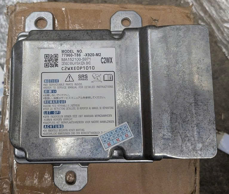 Hộp điều khiển túi khí Xe Honda Brv 2024-2026 Hộp SRS Br-V 77960T86X02 77960T86X92 77960-T86-X02 77960-T86-X92