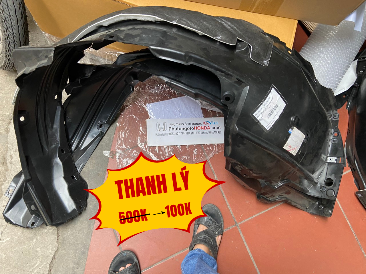 Chắn bùn lòng dè, chắn bùn lòng bánh xe Honda City hàng Thanh lý