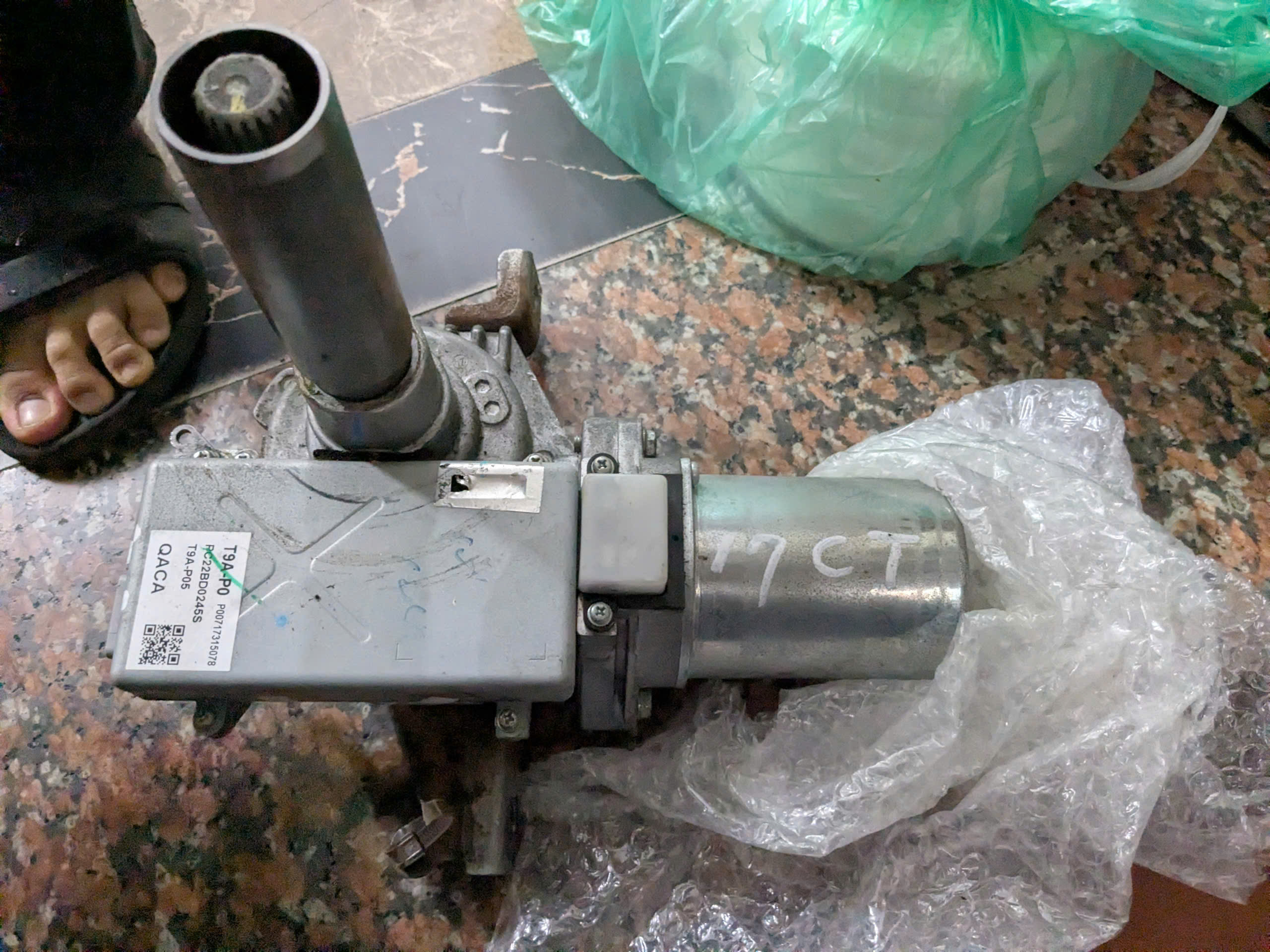 Cột lái liền mô tơ trợ lực và hộp điều khiển thước lái xe Honda City 1.5 2014-2020 hàng bãi