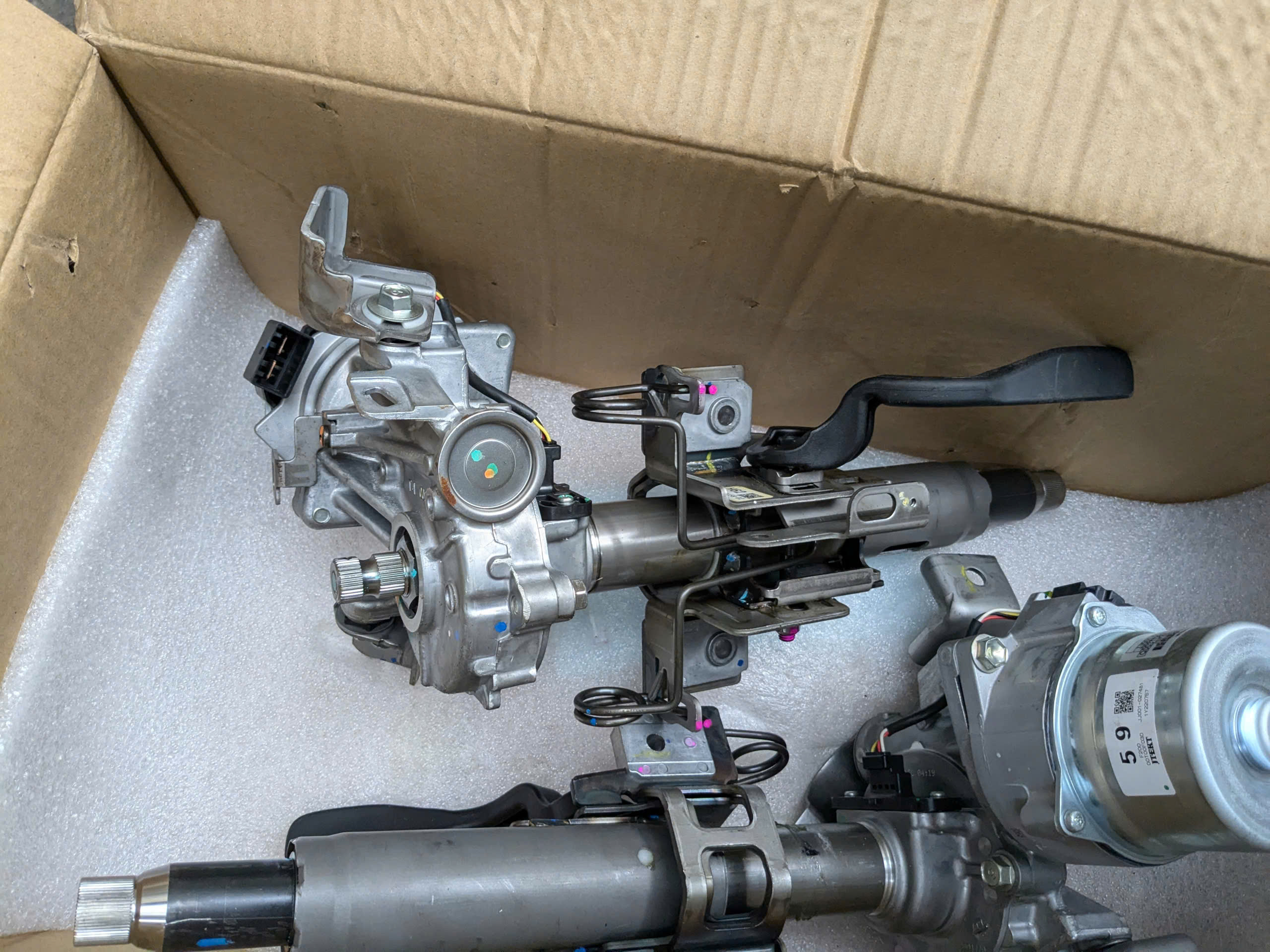 Cột lái, trục lái, cọc lái, mô tơ trợ lực thước lái điện và Cảm biến góc lái Honda City 2021-2025