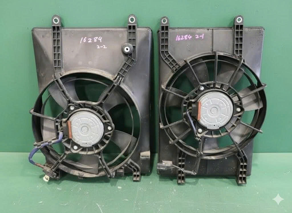 Cụm quạt làm mát két nước và quạt dàn nóng City 1.5 2014-2020 (gồm cánh quạt lồng quạt và mô tơ) bãi