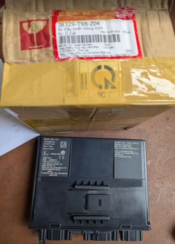 Hộp điều khiển chìa khóa Honda city 2017- 2020 , Hộp smk City 38320-T9b-Z01 38329-t9b-z04