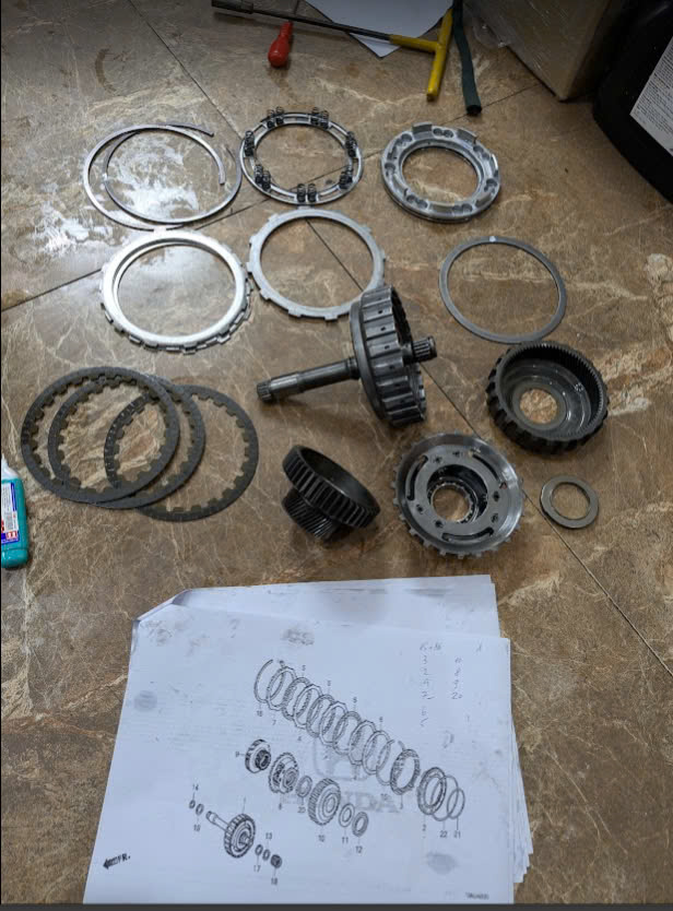 Bên trong hộp số Vô cấp CVT của Xe Honda City 2014-2020,  Honda Brio 2019-2021, Honda Jazz 2018-2022 có gì? Hình ảnh Tháo lắp , thay thế Tất cả các Bánh răng, vòng bi, các bộ phận chi tiết trong hộp số CVT của Honda