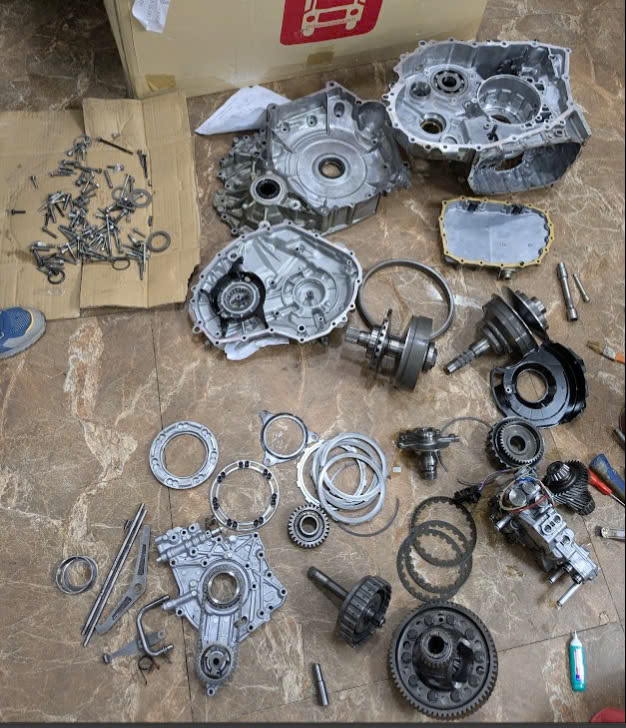 Bên trong hộp số Vô cấp CVT của Xe Honda City 2014-2020,  Honda Brio 2019-2021, Honda Jazz 2018-2022 có gì? Hình ảnh Tháo lắp , thay thế Tất cả các Bánh răng, vòng bi, các bộ phận chi tiết trong hộp số CVT của Honda