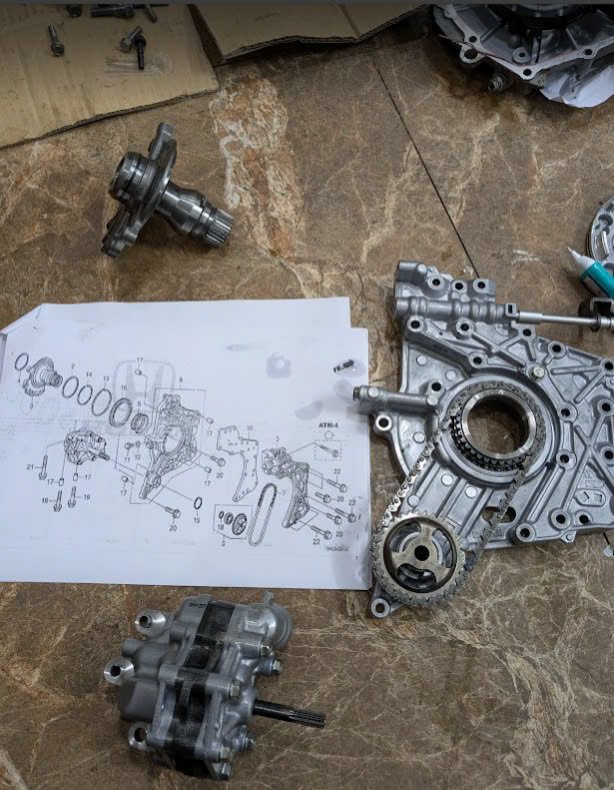 Bên trong hộp số Vô cấp CVT của Xe Honda City 2014-2020,  Honda Brio 2019-2021, Honda Jazz 2018-2022 có gì? Hình ảnh Tháo lắp , thay thế Tất cả các Bánh răng, vòng bi, các bộ phận chi tiết trong hộp số CVT của Honda