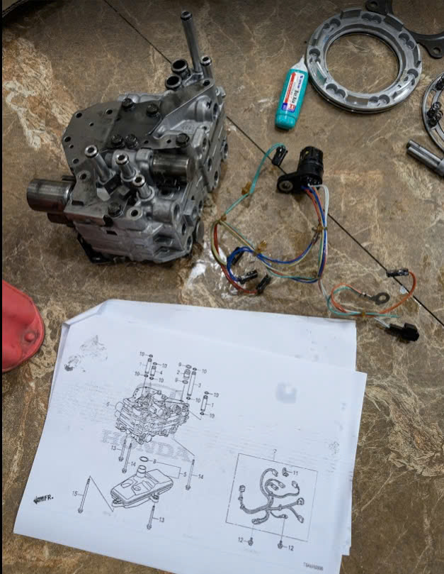 Bên trong hộp số Vô cấp CVT của Xe Honda City 2014-2020,  Honda Brio 2019-2021, Honda Jazz 2018-2022 có gì? Hình ảnh Tháo lắp , thay thế Tất cả các Bánh răng, vòng bi, các bộ phận chi tiết trong hộp số CVT của Honda