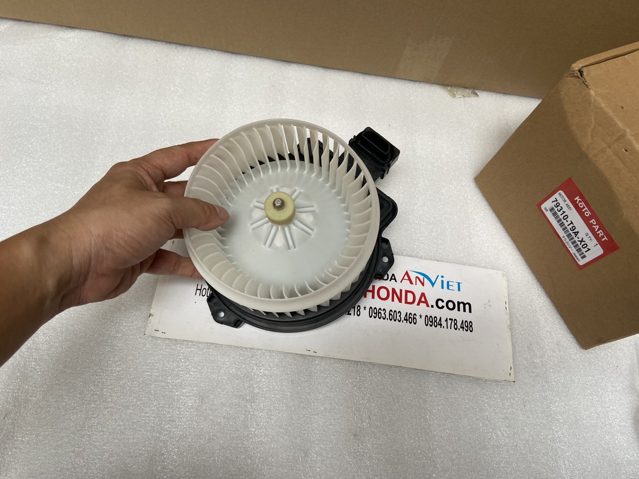 Mô tơ quạt lồng sóc, Mô tơ quạt dàn lạnh trong Táp lô xe Honda City 2014-2025