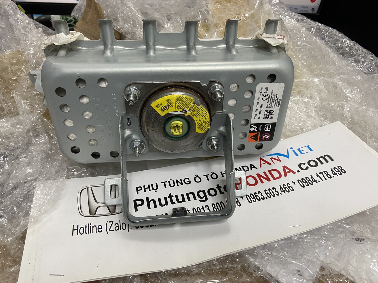 Túi khí bên phụ, túi khí Táp lô xe Honda City 2021-2025