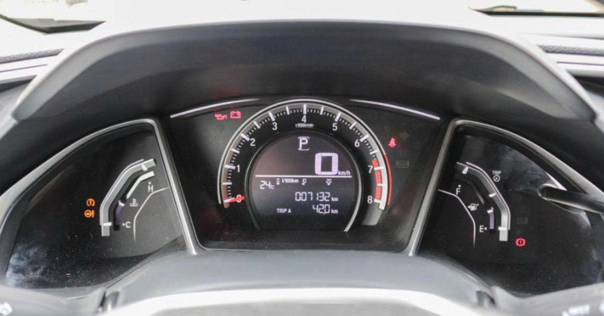 Cụm đồng hồ công tơ mét trên táp lô  Civic 1.5 1.8 2016-2018- 2019-2020  fc1 fc6