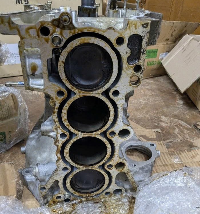 Cụm thân máy - gồm lốc + trục cơ + piston Honda Civic 1.5 2016-2020, Crv 1.5 2018-2022 hàng bãi