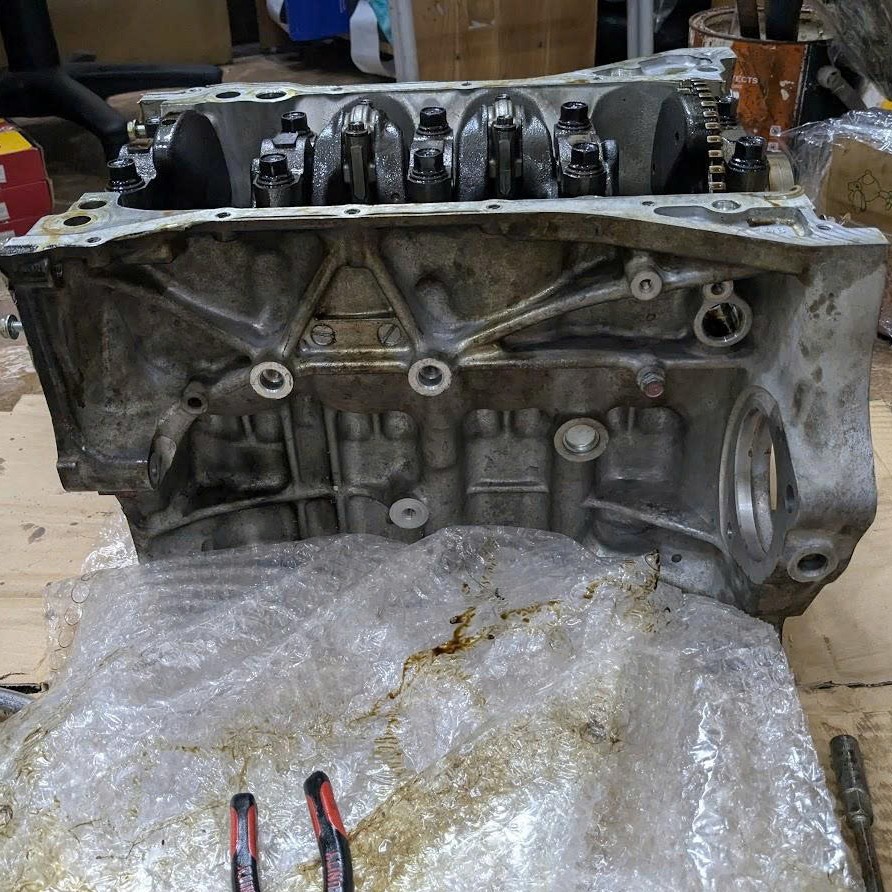 Cụm thân máy - gồm lốc + trục cơ + piston Honda Civic 1.5 2016-2020, Crv 1.5 2018-2022 hàng bãi