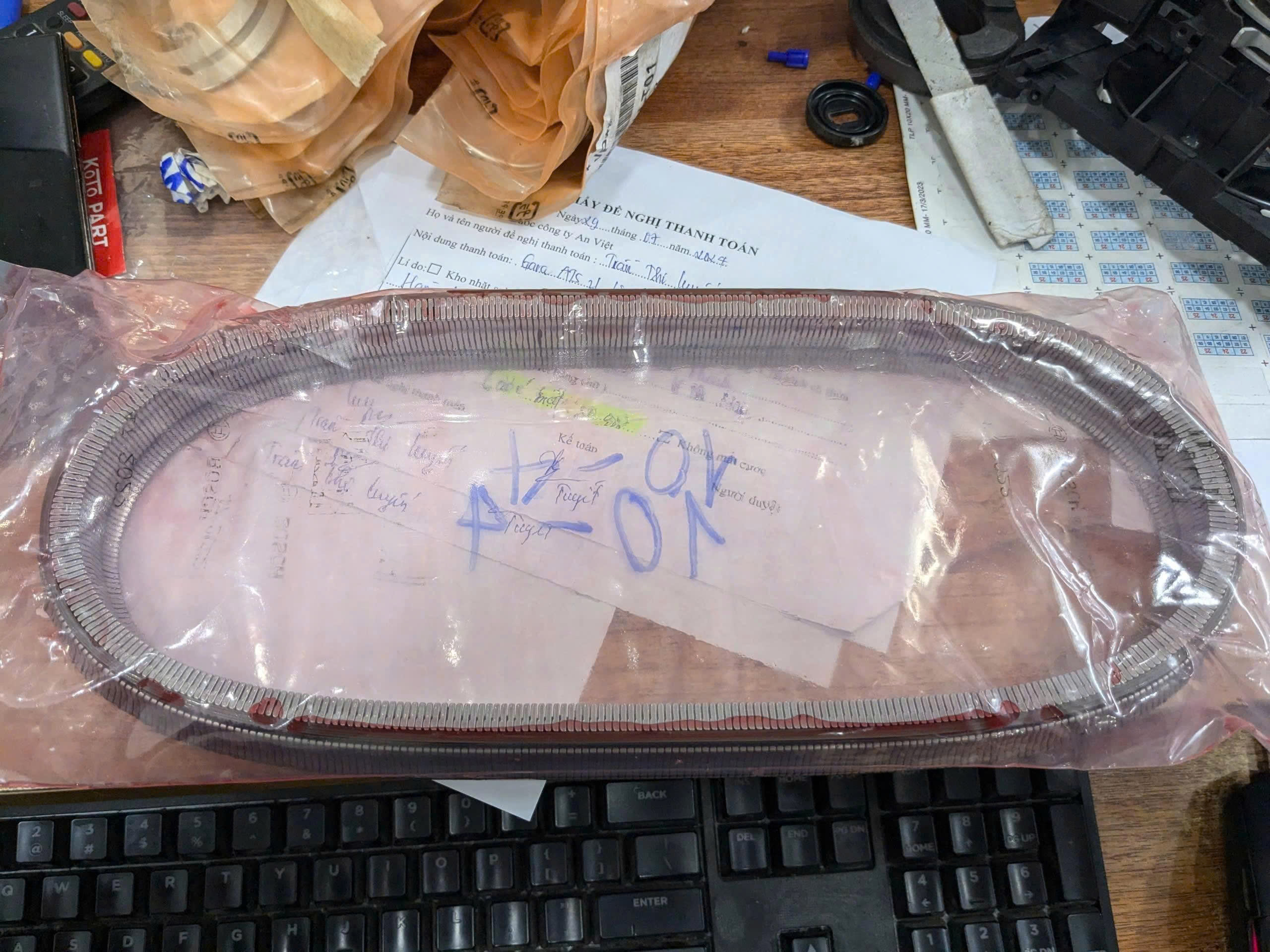 Dây đai hộp số Honda Civic 2016 - 2021 , xích hộp số Civic Gen 10 901082 2303-001A