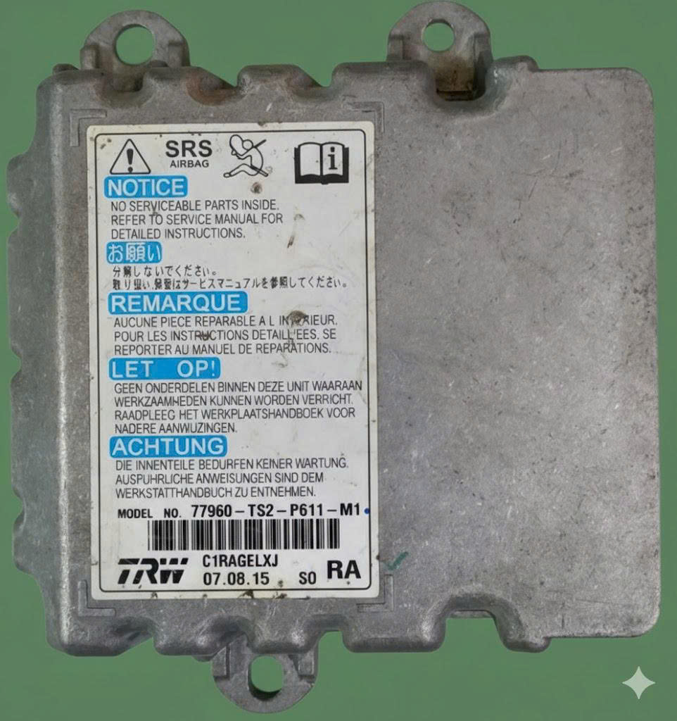 Hộp điều khiển túi khí  Honda Civic 2012- 2015 - hộp túi khí  Civic Gen 9 - hộp srs Civic 77960TS2P61 77960-TS2-P61