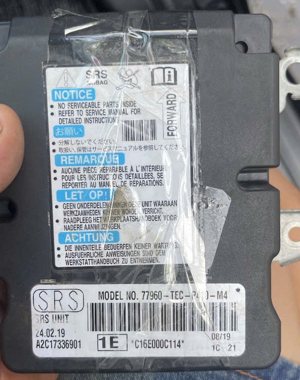 Hộp điều khiển túi khí xe Honda CIVIC 1.8 2016-2020 hàng bãi