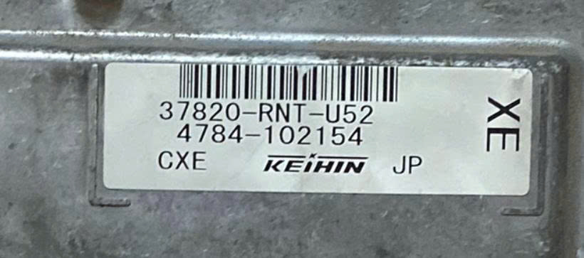 Hộp ECU điều khiển động cơ Xe Honda Civic 2006 - 2015 số tự động,  động cơ 1.8 Fd1 Civic gen 8 và Fb2 Civic gen 9, hộp đen Civic  , Hộp Pcm Civic 37820-RNT-U52 37820RNTU52 4784-102154 CXE KEIHIN JP XE