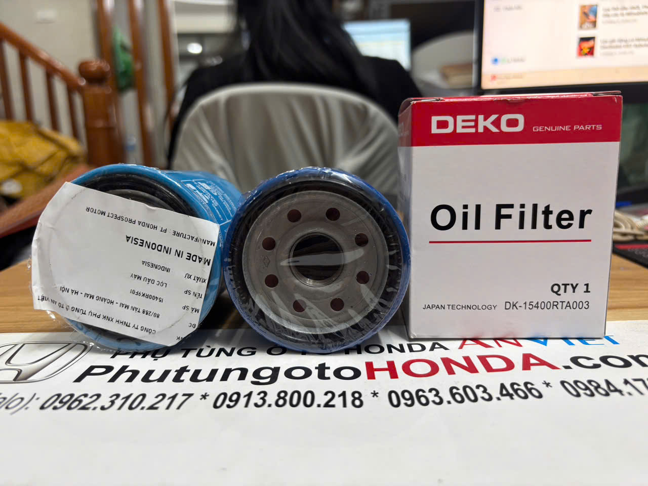 Lọc dầu, Lọc nhớt động cơ xe Honda CRV