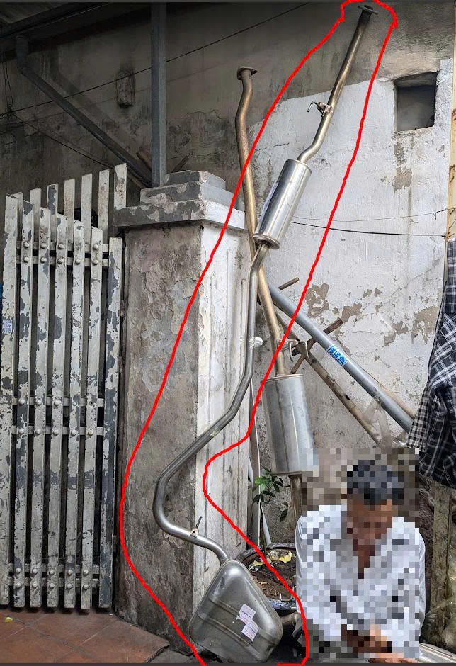 Ống bô xả Honda Civic 1.8 2016-2020 hàng bãi