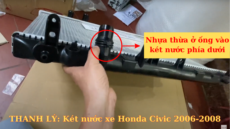 Thanh lý két nước xe Honda Civic 2006-2008 giá siêu rẻ