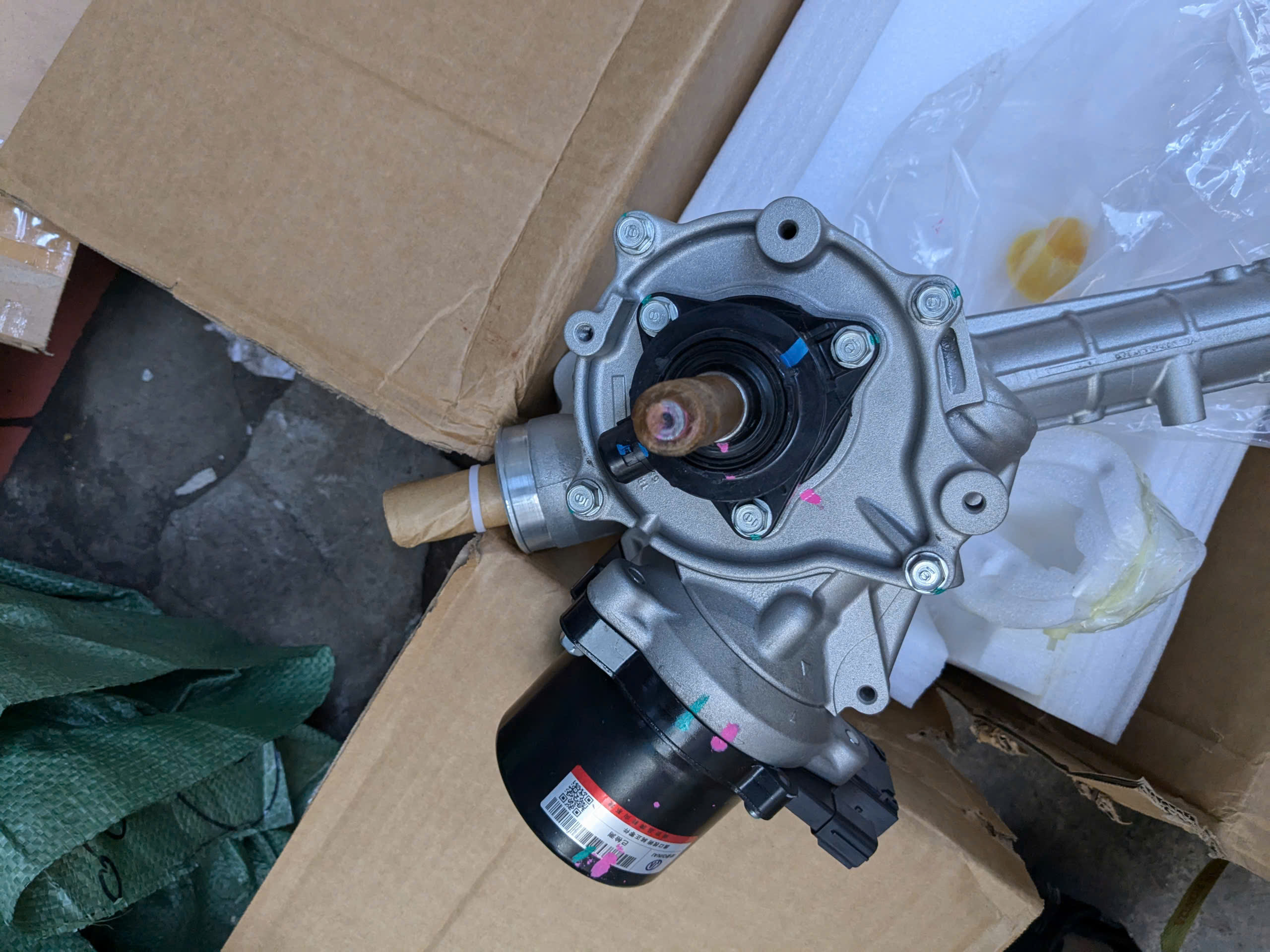 Thước lái điện gồm  mô tơ trợ lực lái cảm biến góc lái  Civic 1.8 2012-2015  Civic 2.0 2012-2015 OEM