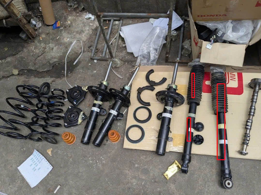 bãi 526113C1T11 Giảm xóc sau Rh Lh Crv 2024 - 2025  Crv Ehev hybrid  phuộc nhún Cr-V  52611-3C1-T11 