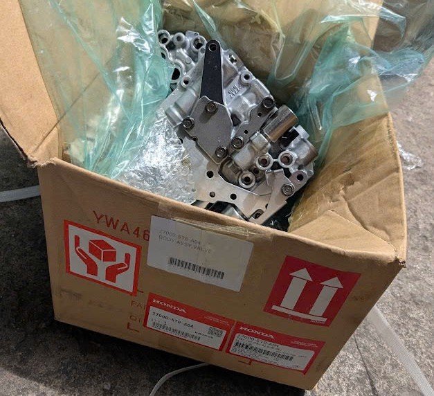 Bộ VỈ thân - lắp van solenoid điện trong hộp số xe City brio Jazz Civic 1.8 (2014 2015 2016 2017 2018 2019 2020..)