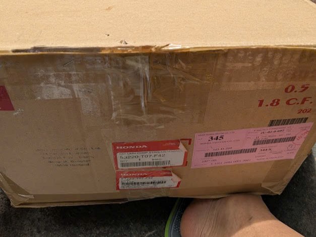 Cột trục cọc lái đoạn cắm vào vô lăng  cùng  mô tơ điện trợ lực và cảm biến góc lái  City 2021 2022 2023 2024 JJ501-011992-Q003TD6973 2129-JTEKT CORPORATION-MITSUBISHI JAPAN