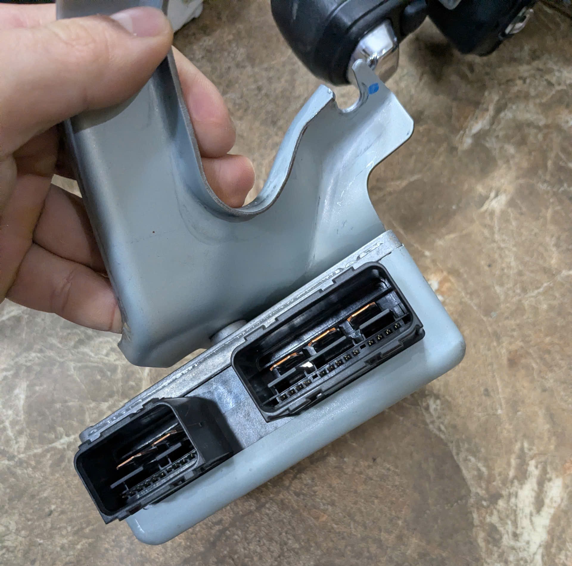 Cụm hộp điều khiển EPS trong táp lô, Hộp trợ lực thước lái Honda Crv 2.4 2.0 2013-2017 hàng bãi