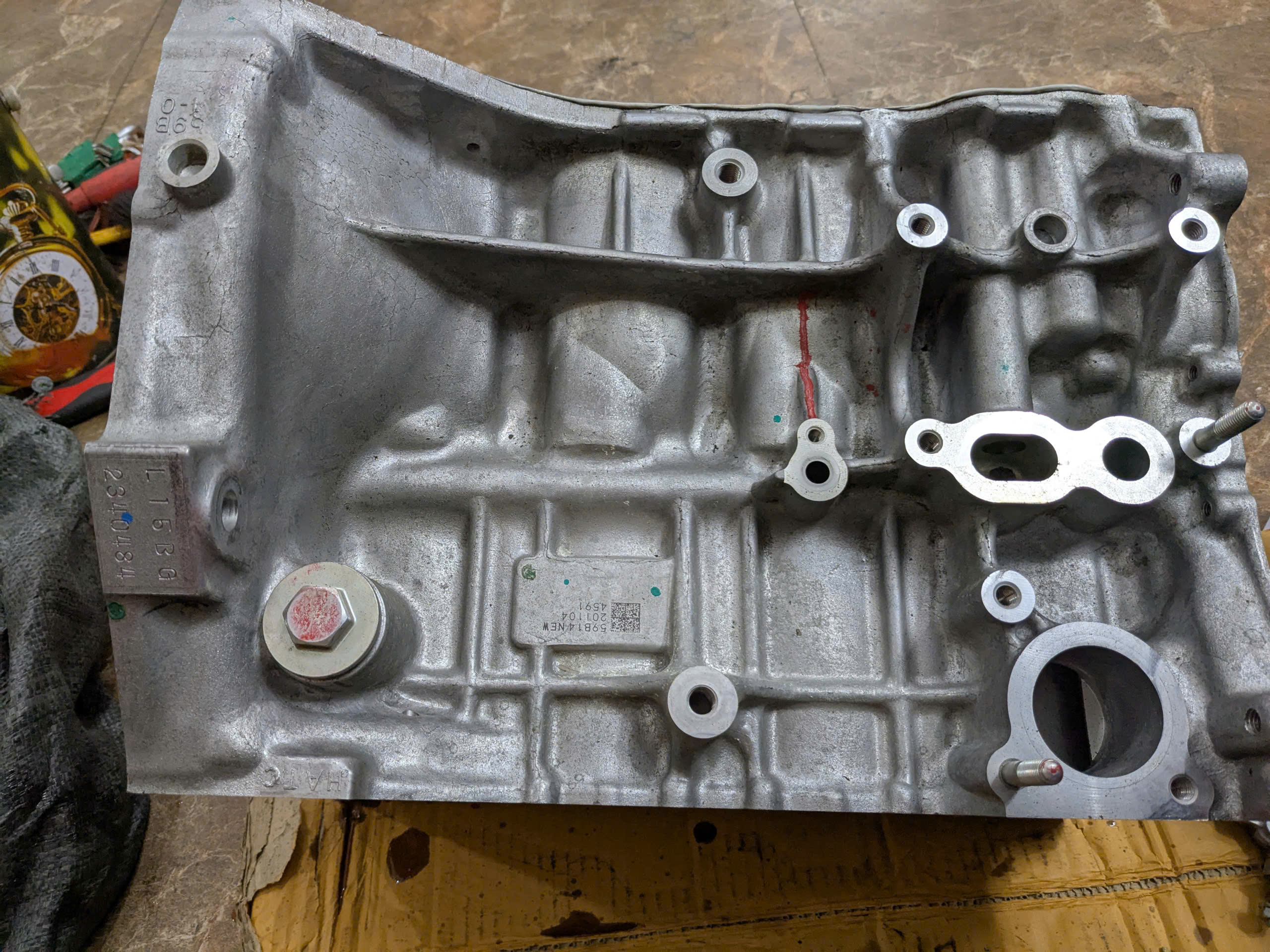 Cụm thân máy- bao gồm lốc+trục cơ+ piston Honda CRV, Civic 1.5 hàng tháo xe