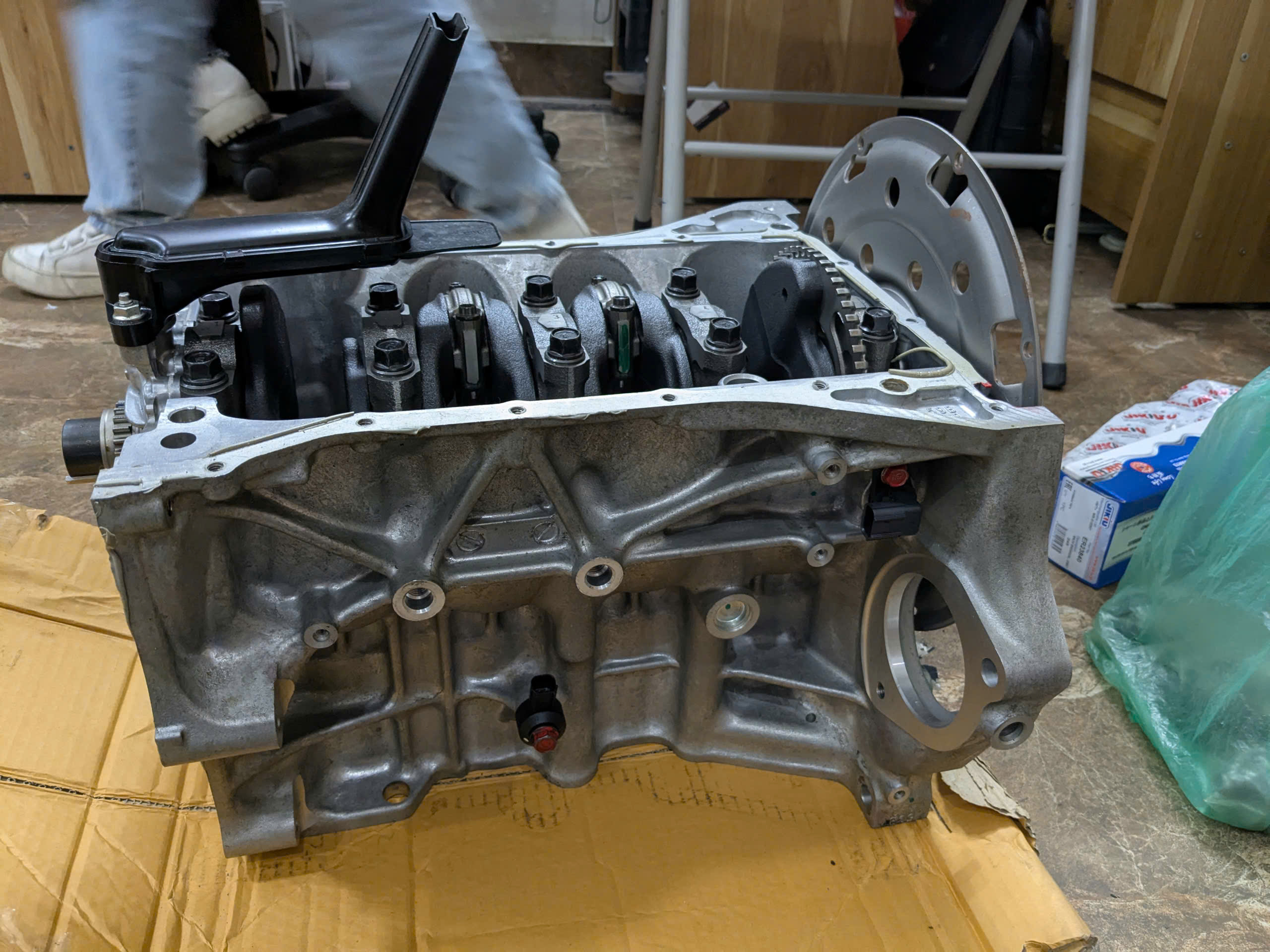 Cụm thân máy- bao gồm lốc+trục cơ+ piston Honda CRV, Civic 1.5 hàng tháo xe