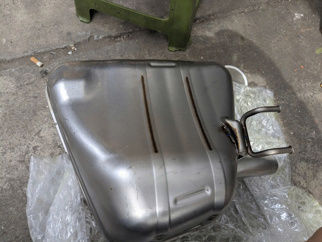 Ống xả đoạn cuối bầu bô khí thải Crv 1.5 2018 2021 2024