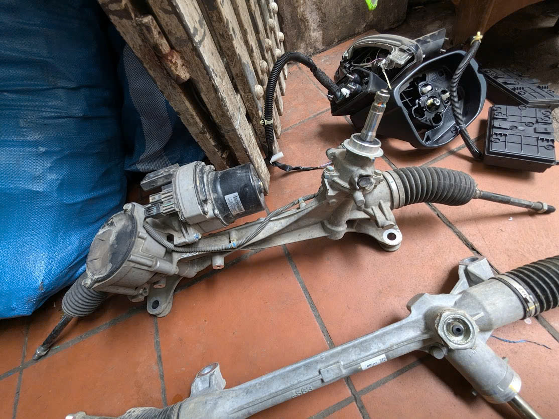 Thước lái điện gồm mô tơ trợ lực lái Honda Crv 1.5 2018 2019 2020 2021 2022 :HTLAX-YG1-2/Q003TG1972 53600-TME-P05 53620-TMM-F11 53600-TmE-305