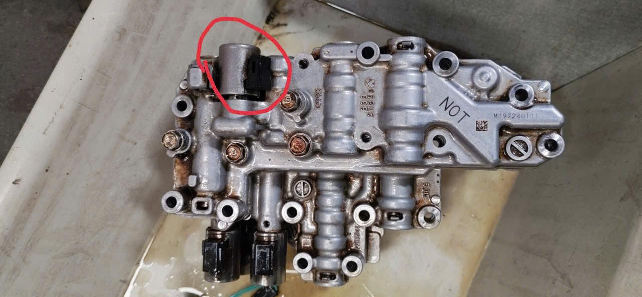 Bộ vỉ thân - lắp van solenoid trong hộp số xe Honda City 1.5, Jazz, HRV, Brio, Civic 1.8 hàng bãi