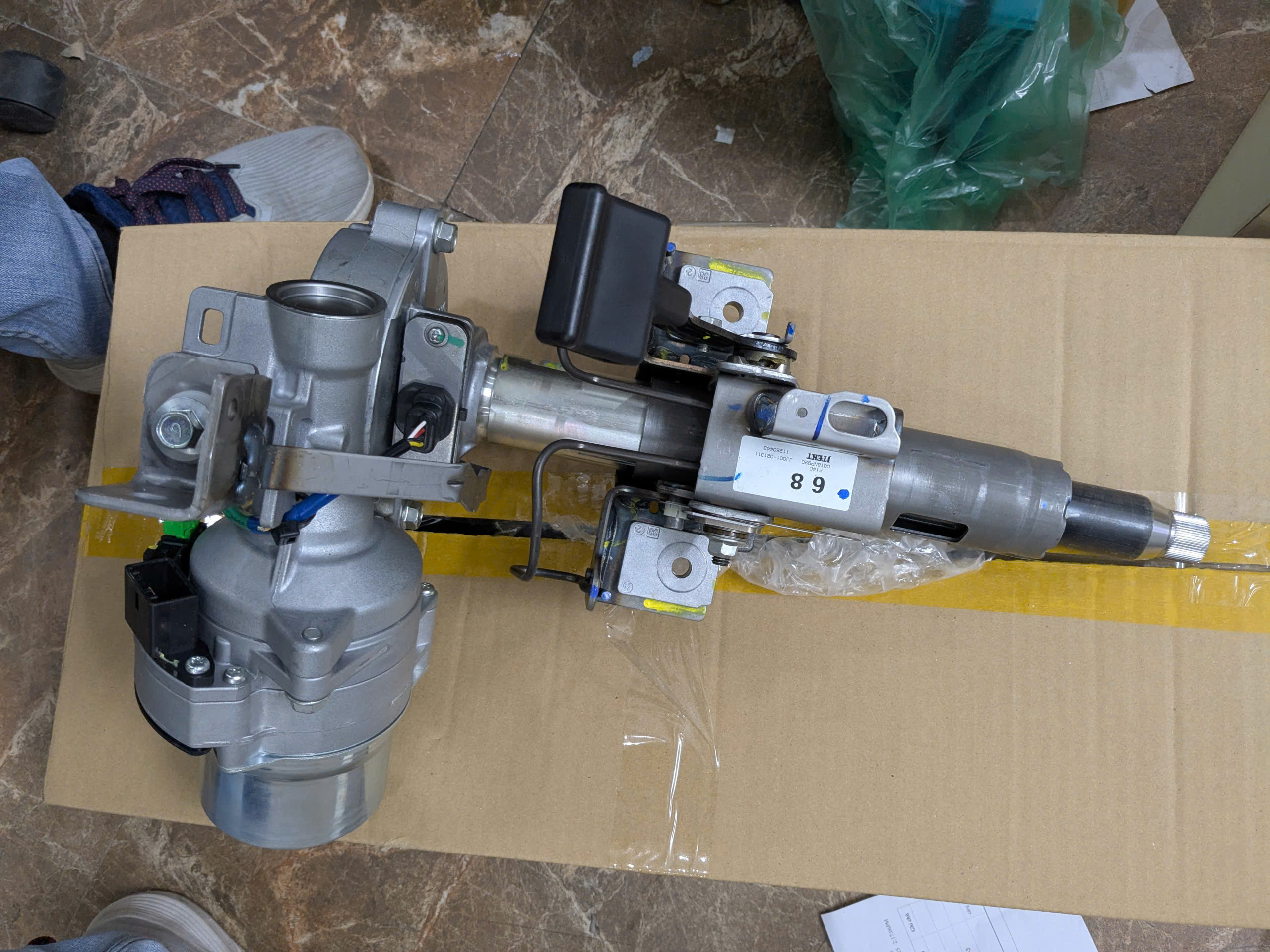 Cột lái Hrv 2018- 2021,  trục lái cọc lái gồm mô tơ trợ lực thước lái và cảm biến góc lái 53211T8NW21  53211-T8N-W21 