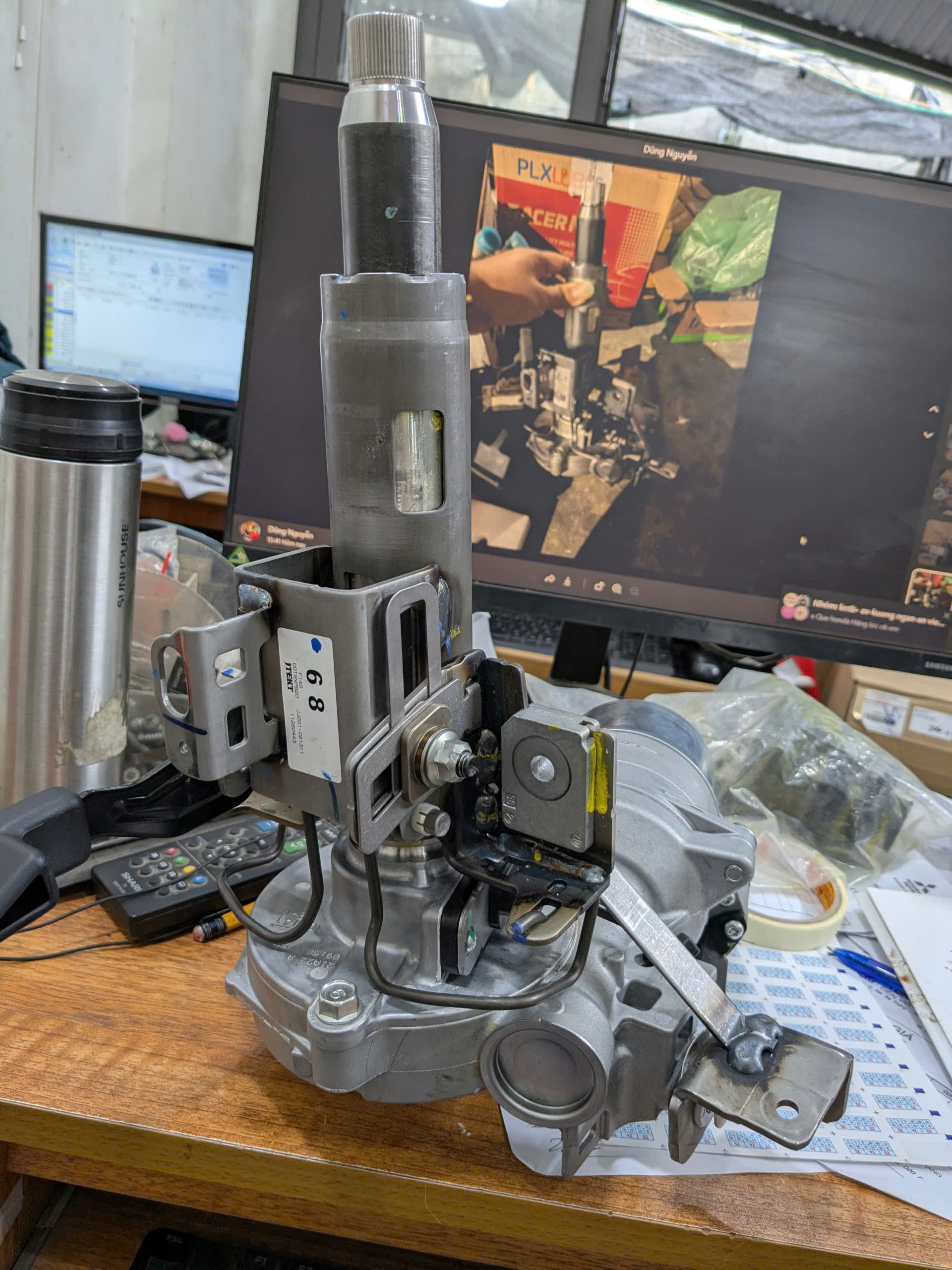 Cột lái Hrv 2018- 2021,  trục lái cọc lái gồm mô tơ trợ lực thước lái và cảm biến góc lái 53211T8NW21  53211-T8N-W21 