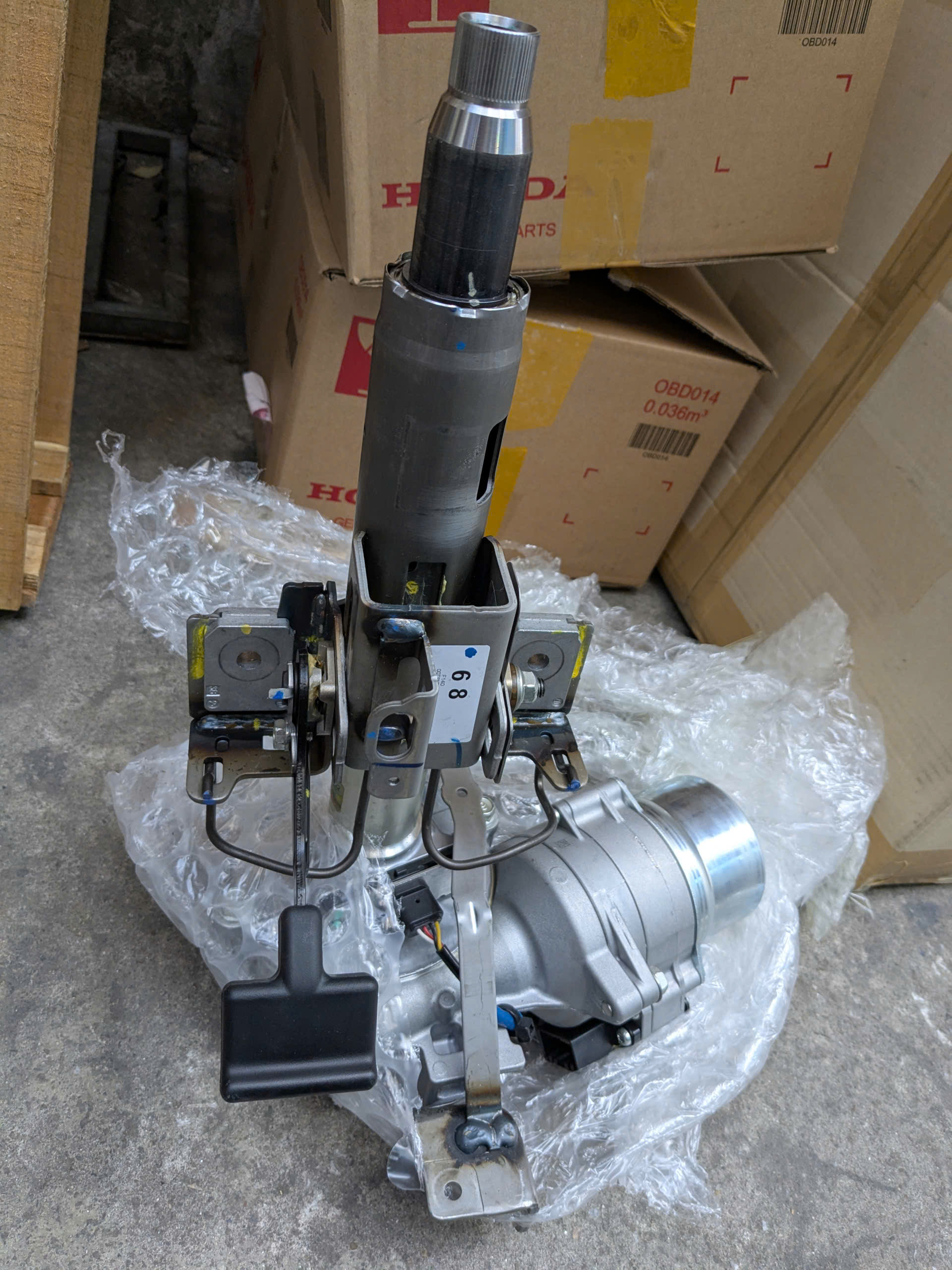 Cột lái Hrv 2018- 2021,  trục lái cọc lái gồm mô tơ trợ lực thước lái và cảm biến góc lái 53211T8NW21  53211-T8N-W21 