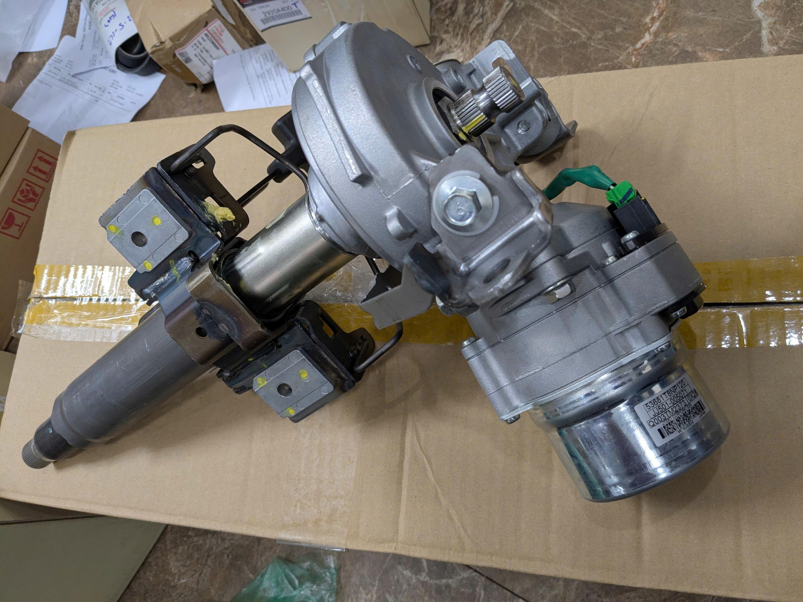 Cột lái, trục bắt vào vô lăng liền mô tơ trợ lực xe Honda HRV 2018 hàng bãi