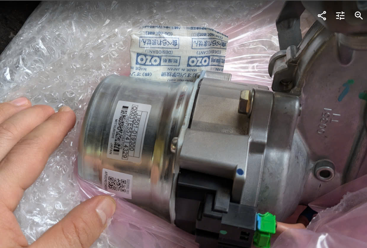 Mô tơ trợ lực lái  điện Hrv 2022 2024  JteckT Mitsubishi lắp ở cọc lái cột lái trục lái  có cảm biến góc lái xe Hrv 53220-3M1-P22 53220-3M1-P10 53220-3L1-X50