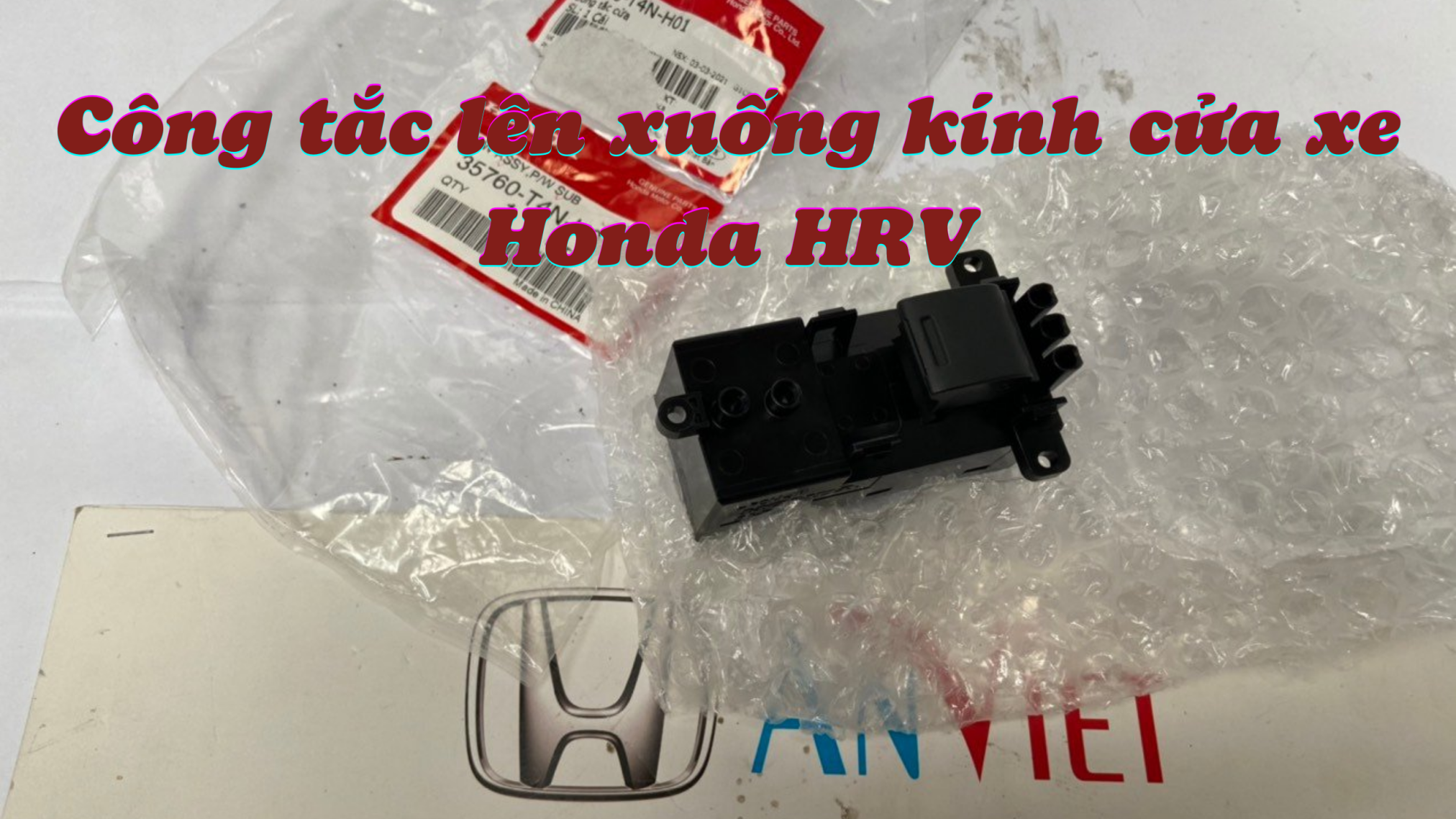 Công tắc lên xuống kính cửa xe Honda HRV