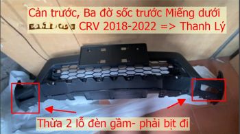 Cản trước, Ba đờ sốc trước Miếng dưới sử dụng cho CRV 2018-2019-2020 Hàng Thanh lý