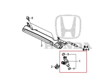 Kim phun nhiên liệu, vòi xăng honda brio 2018-2022